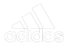 adidas logo, drie schuine strepen met daaronder het woord adidas in een herkenbaar lettertype